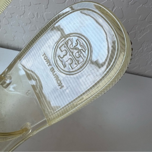 TORY BURCH MINI MILLER JELLY SANDAL CLEAR - Picture 4 of 5